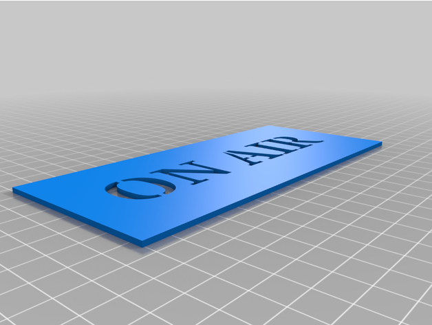 air sign 3D print model - Mito3D