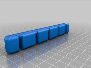 customizable cable holder 3d print model - Mito3D