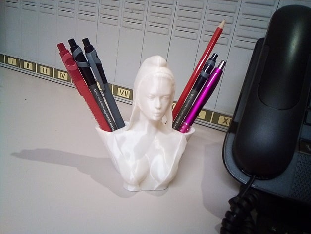 Buste Marianne Porte stylo 3D print model - Mito3D