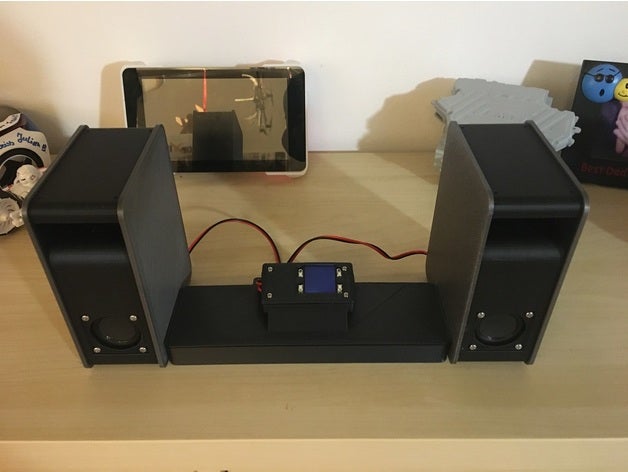 pirata audio conjunto pi pimoroni altavoz 3D print model - Mito3D