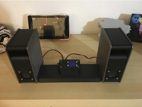pirata audio conjunto pi pimoroni alto falante 3d print model - Mito3D