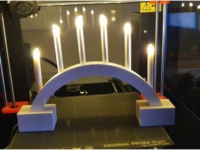 Clever Weihnachten Licht Bogen 3d print model - Mito3D