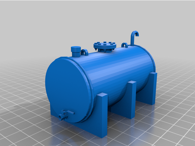 Treibstoff Panzer 3D print model - Mito3D
