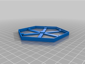 hexadécimal tuile aimants pousser éclipse planche Jeu 3d print model - Mito3D