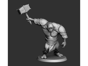 cavern troll lord rings miniatures warhammer warhammer40k 40k 3d print model - Mito3D