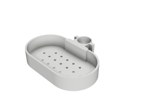 Sabonete suporte 25mm grampo banheiro acessórios chuveiro 3d print model - Mito3D