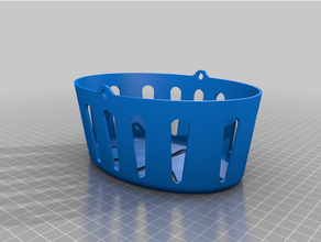 panier pince linge basket clothes peg 3d print model - Mito3D