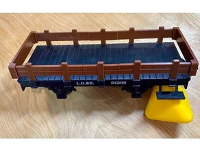 düz yatak oyuncak tren raylar lgb gscale model trenler 3d print model - Mito3D