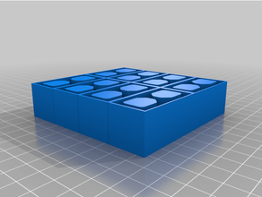 Aschenblock Schimmel 1 10 Rahmen Beton Konstruktion setzt Spielzeuge 3d print model - Mito3D