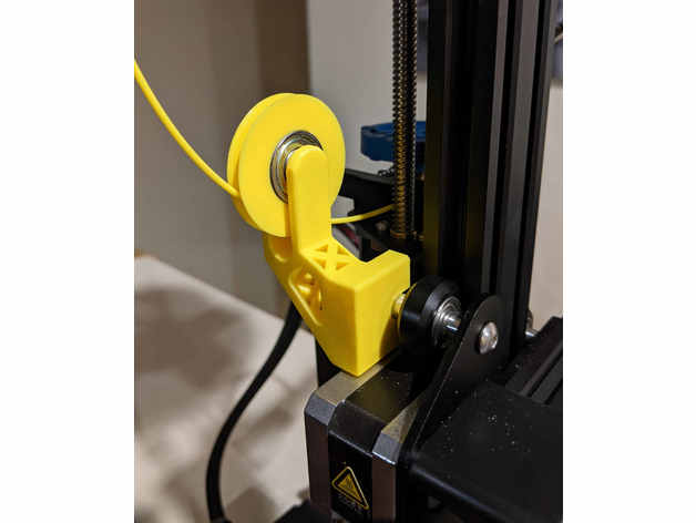 ender 3 v2 filamento guía rail grande empulgueras apoya 175 175mm 3d impresora abs acortar 3D print model - Mito3D