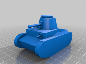 ha-go tank japan tank ww2 ww2 tank 3d print model - Mito3D