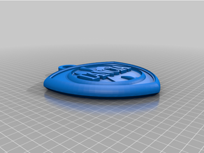 lancia keychain 3d print model - Mito3D