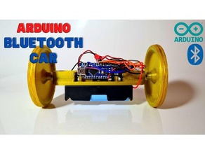 kendin yap arduino Bluetooth araba 3d print model - Mito3D