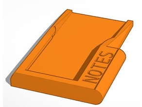 magnetic shopping list holder kitchen 3d print model - Mito3D