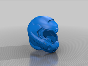 doom guy helmet face shield mask video game videogames 3d print model - Mito3D