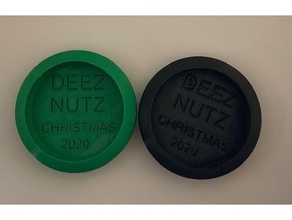 christmas bowl 2020 decoration deez nutz nut 3d print model - Mito3D