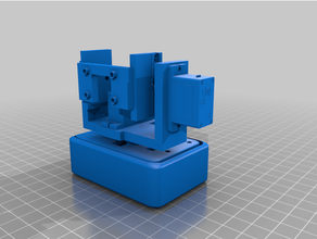 pan inclinación mecanismo versión Pan Tilt frambuesa pi cámara 3d print model - Mito3D