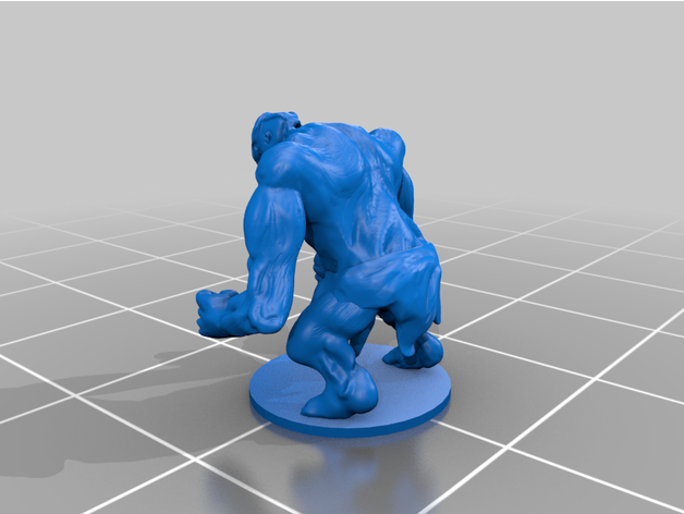 flesh golem 28mm creature dnd miniature 3D print model - Mito3D