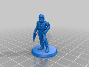 commando merc 1313 bounty hunter mercenary pilot rogue sci fi scifi scum ttrg 3d print model - Mito3D