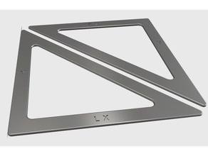 einfach zuverlässig xy Quadrat Prüfung Kalibrierung Drucker 3d print model - Mito3D