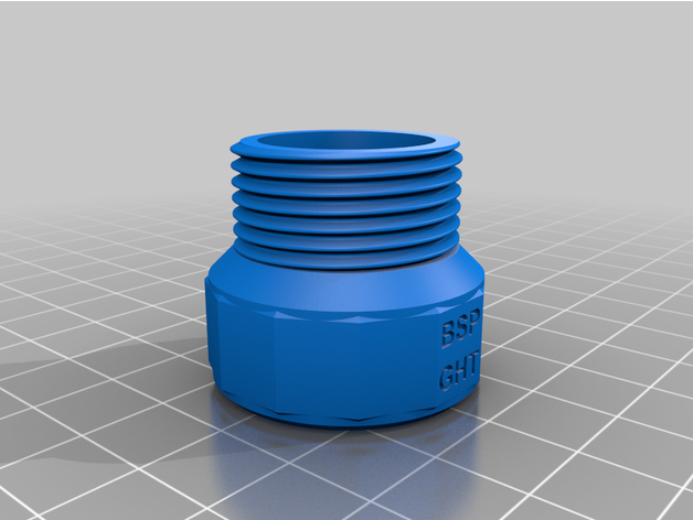 ght bsp adaptor garden hose thread 3D print model - Mito3D