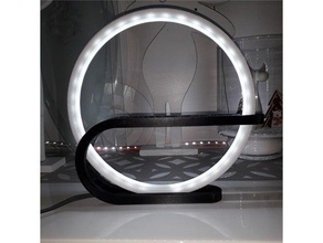 circle lamp revisited led 3d print model - Mito3D