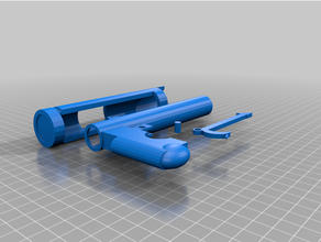 pistolet nonno braccio pistola 3d print model - Mito3D