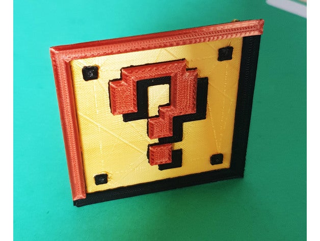 Mario scatola bros super 3D print model - Mito3D