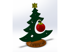 Natal árvore decoração noel 3d print model - Mito3D