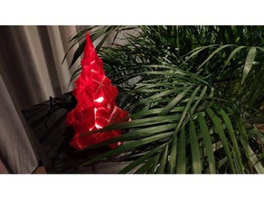 led base christmas tree idig3d decoration holder light 3d print model - Mito3D
