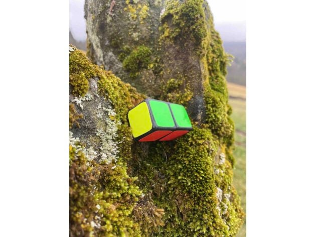 1x1x2 rubik's cube 3x3 rubiks rubix 3D print model - Mito3D