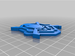 Halo légendaire symbole trou 3d print model - Mito3D