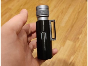 lumintop fw3a belt holster quick release flashlight 3d print model - Mito3D