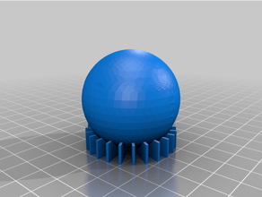 ball support 3d print model - Mito3D