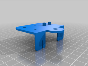 ender 3 carriage plate 3d print model - Mito3D