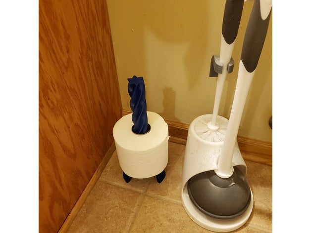 toilet paper holder toilet paper toilet paper holder 3D print model - Mito3D