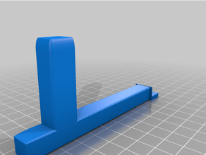 sliding door handle 3d print model - Mito3D