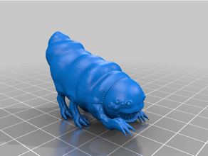stone eater worm - 28mm monster 28mm alien creature dnd monster rpg scifi worm 3d print model - Mito3D