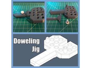 dübelleme jig kırlangıç kuyruğu dübel ağaç işleri 3d print model - Mito3D