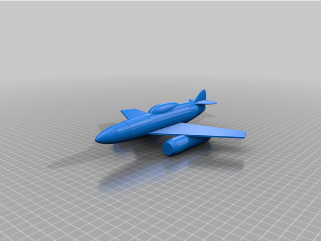 262 fighter german army ww2 plane 3D print model - Mito3D