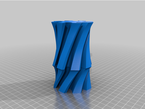 vase 353 container pen cup holder 3d print model - Mito3D