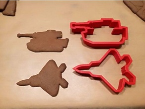 cookie cutters - military warhammer cookiecutter cutter 3d print model - Mito3D