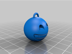 emoji llave cadena 3d print model - Mito3D