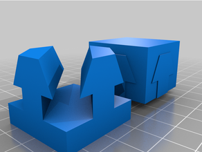 impossible dovetail puzzle 3d print model - Mito3D