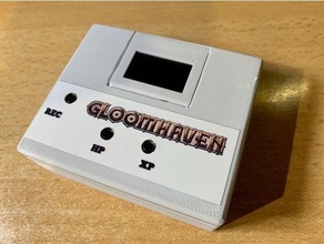 ultimate gloomhaven xp hp counter arduino nano compteur dd life oled 3d print model - Mito3D