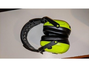 Bluetooth orejera oído protector partes 3d print model - Mito3D