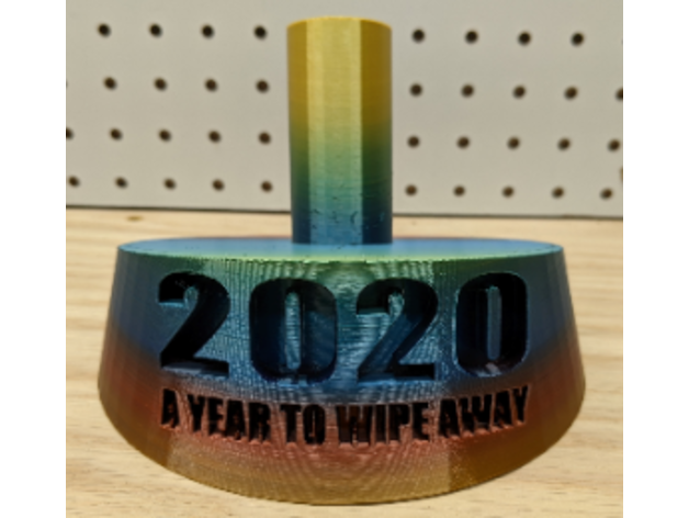 2020 baño papel tp soporte rodar tpu filamento 3D print model - Mito3D