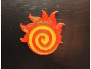 mcmaster university engineering fireball logo canada hamilton ontario 3d print model - Mito3D