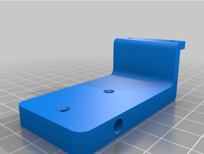 axial capra cama plana plato receptor montar 3d print model - Mito3D