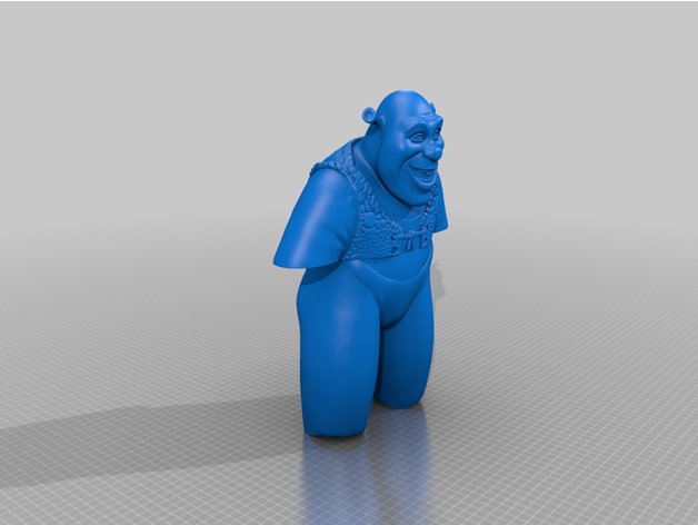 shrek dentifricio cap 3D print model - Mito3D